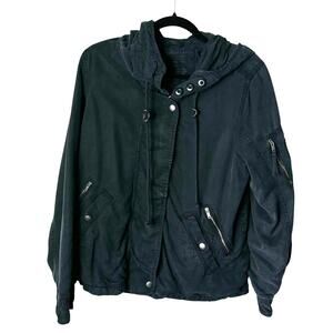 American Eagle Utility Jacket Type AE-177 Hooded Black L